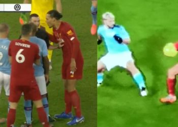 Prekja me dorë: ja pamjet që arbitri injoroi në Liverpool-City (VIDEO)