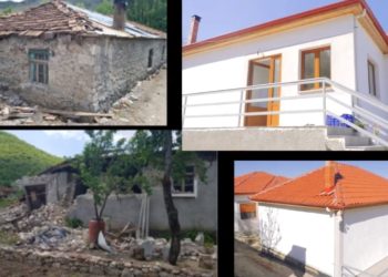 Rindërtohen shtëpitë e dëmtuara nga tërmeti në Floq të Korçës, Rama publikon pamjet