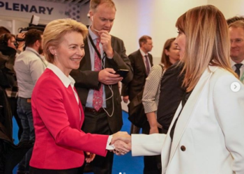 Bregu shtrëngon duart me Presidenten e re të KE në Zagreb, flet për integrimin e Ballkanit në BE