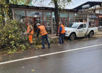 Reshjet e shiut, grupet e punës së Bashkisë Tiranë ndërhyjnë në kohë rekord për normalizimin e situatës