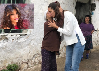 VIDEO+FOTO/ “Zemrën e kam atje…”, Emina Çunmulaj mes lotëve nga Los Angeles tregon sa para dhuron për Shqipërinë