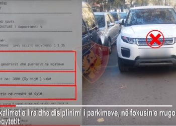Parkimi i gabuar penalizon drejtuesit e mjeteve, policia vendos 840 gjoba për 24 orë