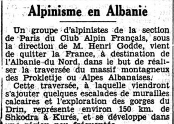 Lajmi i dikurshëm/Kur alpinistët francezë bënin ekspedita në Alpet shqiptare
