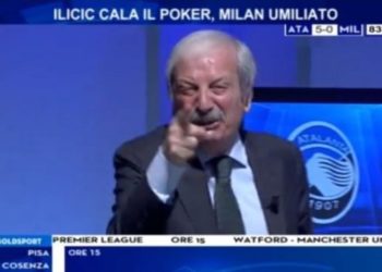 “Turp t’ju vijë”, komentatori qan në emision për humbjen e Milanit (Video)