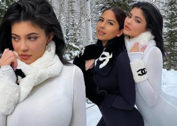 “Nxora k***ën time në borë”/ Kylie Jenner thyen rrjetin si një lepurushë seksi me shoqen e saj