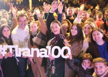 Logoja e 100-vjetorit të Tiranës kryeqytet, Veliaj: Një vit plot punë dhe energji pozitive