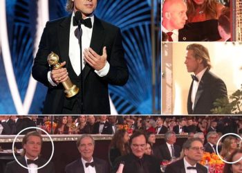 FOTO/ “Është një shoqe e mirë”, Reagimi i Jennifer Aniston kur Brad Pitt ngjitet në skenë për çmimin në “Golden Globes”