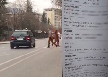 Ndëshkohen shoferët e “pabindur” në Tiranë, por shkelje bëjnë edhe këmbësorët