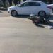VIDEO/ Makina përplaset me motorin në Vlorë, plagoset një person