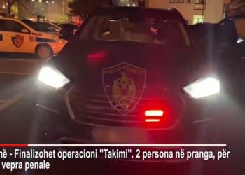 U kapën në momentin që do merrnin paratë/ Arrestohen dy të ‘fortët’ tek Fusha e Aviacionit: I vunë gjobë 21 mijë euro një personi