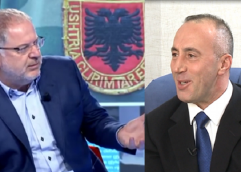 “Ti je përfshirë në ndarjen e Kosovës”, Haradinaj sherr LIVE me Baton Haxhiun