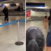 VIDEO+FOTO/ Veprimi që shtangu pasagjerët, vajza doli nudo në mes të aeroportit