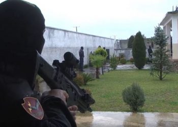 VIDEO/ Dalin pamjet nga aksioni në Shkodër, momenti kur efektivët me maska e kallashë futen brenda vilave