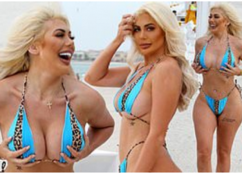 FOTO/ Chloe Ferry i “çmend” sheikët me gjoksin e saj në Dubai