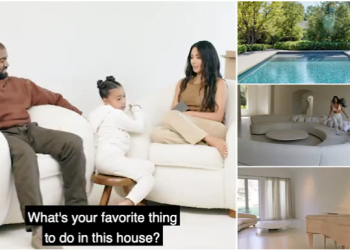 VIDEO+FOTO/ E gjitha e bardhë dhe luksoze, brenda rezidencës 20 mln $ të Kim Kardashian dhe Kanye West