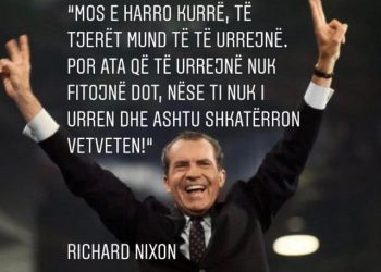 Rama reagon me fjalët e Nixon: Mos e harro kurrë, të tjerët mund të të urrejnë, por ata që të urrejnë nuk fitojnë dot