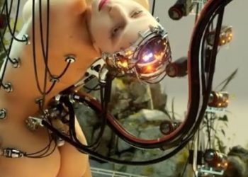 Varianti fantashkencë i Lady Gaga nudo
