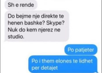 FOTO/ A u fshi sms-ja e Bashës nga ekrani i celularit të tij?!