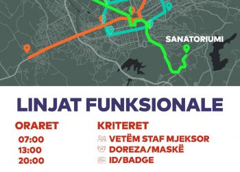 Lufta ndaj koronavirusit, Bashkia e Tiranës vendos autobusë në dispozicion të stafit mjekësor