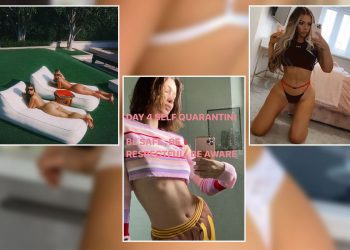 Modelet pozojnë nga karantina dhe nuk i lënë shumë vend imagjinatës (FOTO)