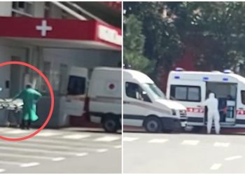 “Mos e hap derën e ambulancës!”/ Dy të dyshuar me koronavirus dërgohen tek Infektivi (Video)