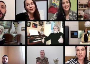 Një këngë në emër të jetës … nga karantina e koronavirusit (Video)