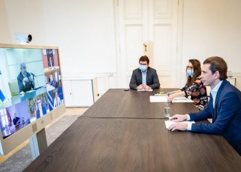 Bota përballë pandemisë/ Kryeministri i Austrisë ndan planet e tij të hapjes ndaj Covid-19 me homologët