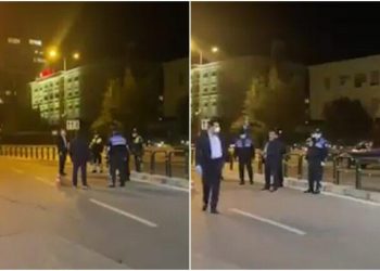 Pasi kërkoi shpërblim për policët, Basha del në terren me maskë dhe doreza për t’i takuar