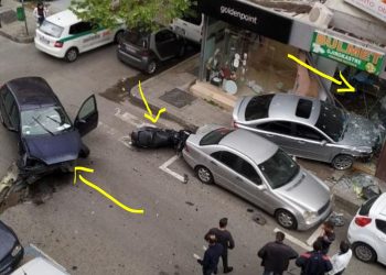 VIDEO/ Aksident masiv në ish-Bllok, makina përfundon në dyqan, plagoset rëndë shoferja