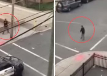 U drejtoi armën policëve amerikanë, ekzekutohet në vend shqiptari i dhunshëm (Video)