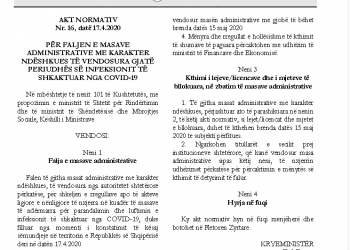 AKTI ZYRTAR/ Falja e gjobave, kthimi i patentave dhe makinave, ja si do zbatohet