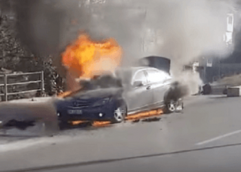 Tiranë/ Merr flakë makina në ecje, policia jep të dhënat paraprake