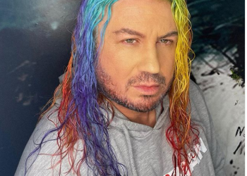 FOTOT/ Sabiani bën flokët si ngjyrat e ylberit: Shpenzova 6 orë prej vajzës, që të kthehesha si reperi i famshëm