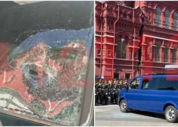 VIDEO/ Incident gjatë paradës ushtarake në Moskë, ushtari rebelohet para syve të Putinit dhe godet një prej…