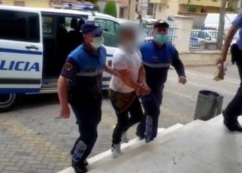 VIDEO/ Nuk iu bind urdhrit për ndalim, policia i vihet nga pas dhe prangos 35-vjeçarin duke transportuar 11 klandestinë