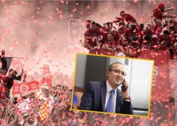 Fotolajm/ Avdullah Hoti e harron Thaçin, gëzohet për triumfin e Liverpulit