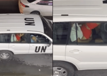FOTO/ OKB përfshihet në skandal seksual, dy punonjës kapen duke bërë seks në sediljen e pasme të makinës së punës