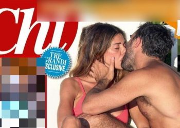 Belen Rodriguez harron Stefano De Martino, buzë pishinës në puthje me një tjetër