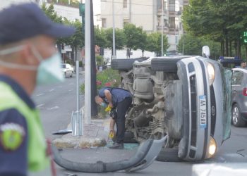 FOTO/ Kryqëzimi i Porcelanit dëshmitar i një aksidenti të frikshëm