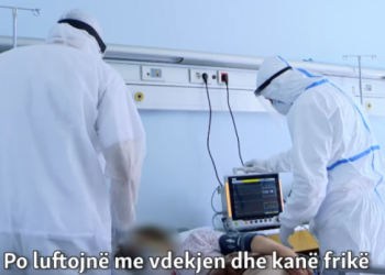 VIDEO/ Brenda Klinikës Infektive në Kosovë: Në luftë mes jetës dhe vdekjes, pacientët me COVID në vështirësi për të marrë frymë
