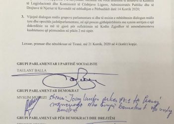 DOKUMENTI/ Ja firmat e opozitarëve dhe shënimi kundra i Murrizit në marrëveshje!
