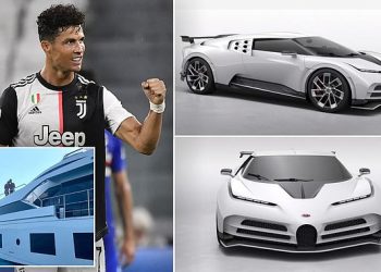 Pasi bleu jahtin, Ronaldo ka vazhduar ta përkëdhelë veten me një ‘Bugatti’ 8,5 mln euro