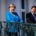 FOTO/ COVID ndryshon rregullat e takimeve mes liderëve. Si e priti kancelarja Merkel kryeministrin italian