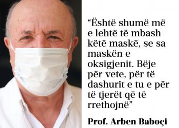 “Më e lehtë të mbash këtë maskë, se atë të oksigjenit”/ Mjeku thirrje qytetarëve: Beje për veten dhe të dashurit