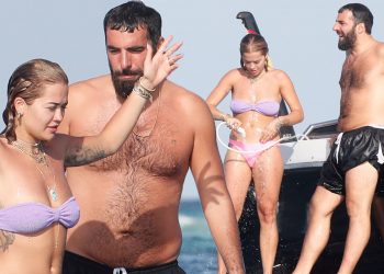Rita Ora nuk përmbahet në Ibiza/ FOTO topless teksa shijon pushimet me të dashurin grek