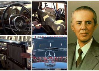 VIDEO+FOTO/ Detaje të veçanta dhe të rralla për kohën kur përdorej. Brenda makinës luksoze të Enver Hoxhës