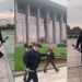 VIDEO/ Protestat, Lukashenko vesh antiplumb dhe del me automatik në dorë