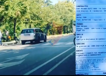 Nuk i dhanë përparësi këmbësoreve në vijat e bardha, Policia gjobit 35 drejtues mjetesh