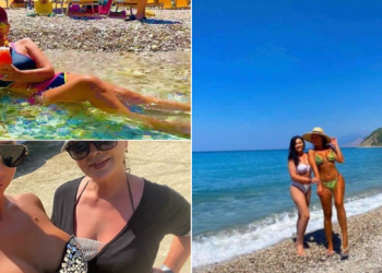 Eli Fara dhe Irma Libohova nuk njohin moshë, nxjerrin në pah linjat perfekte të trupit