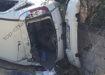 Aksident në Berat/ Makina del nga rruga dhe përmbyset, drejtuesi i mjetit dërgohet në spital